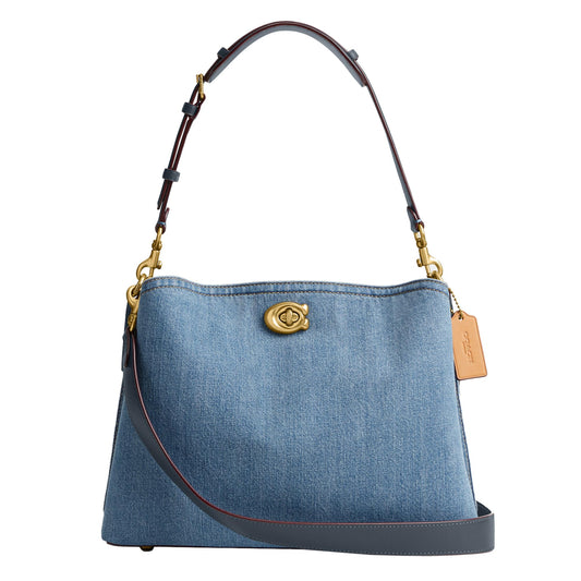 Coach Willow Shoulder Bag, Indigo