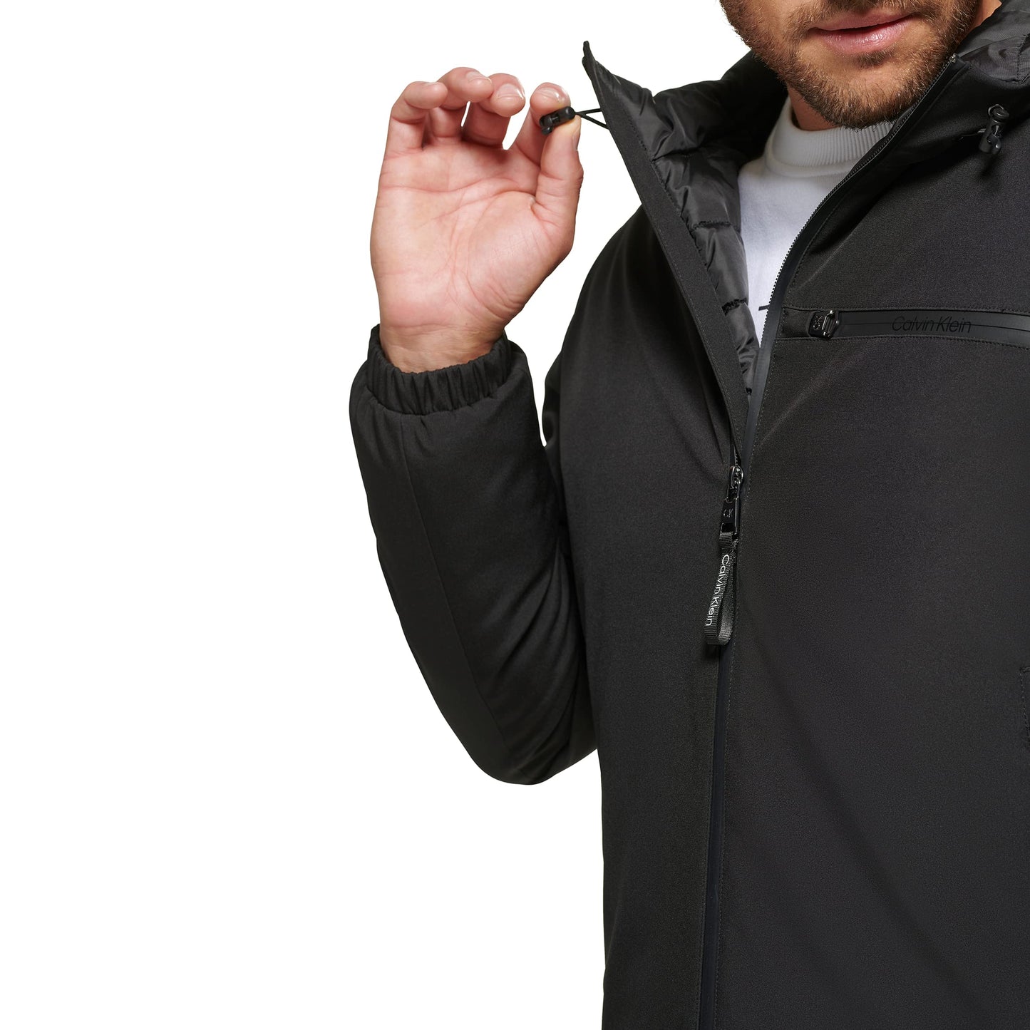 Calvin Klein mens OUTERWEAR Jacket,Black,X-Large