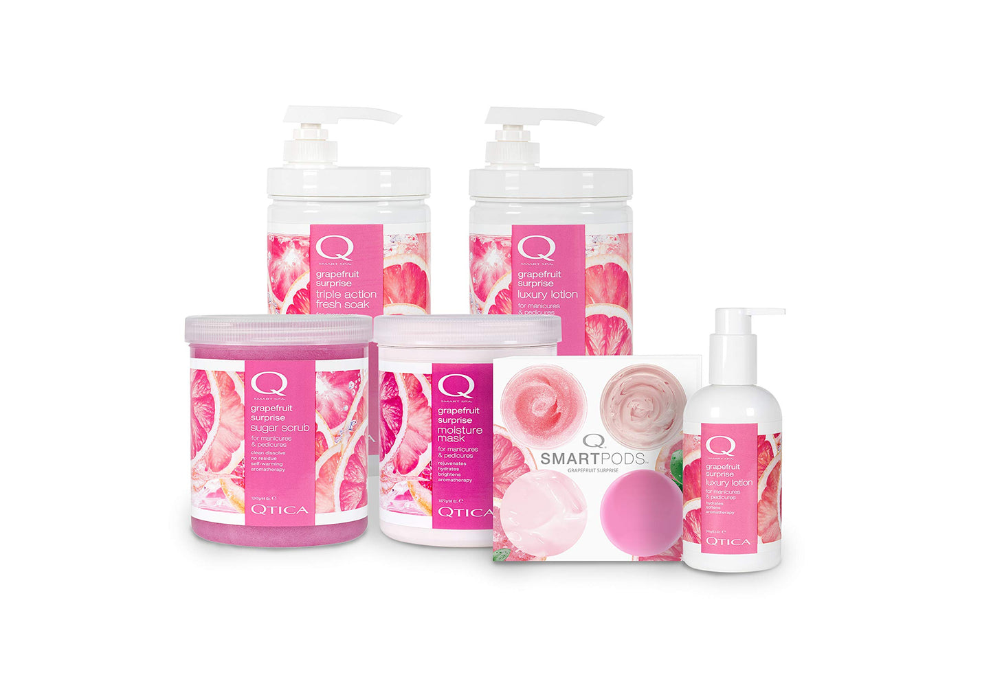 QTICA Luxury Lotion Smart Spa (Grapefruit Surprise, 34oz)