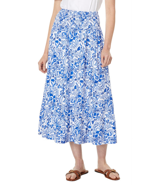 Tommy Hilfiger Women's Floral Maxi Skirt, Provence Multi, L