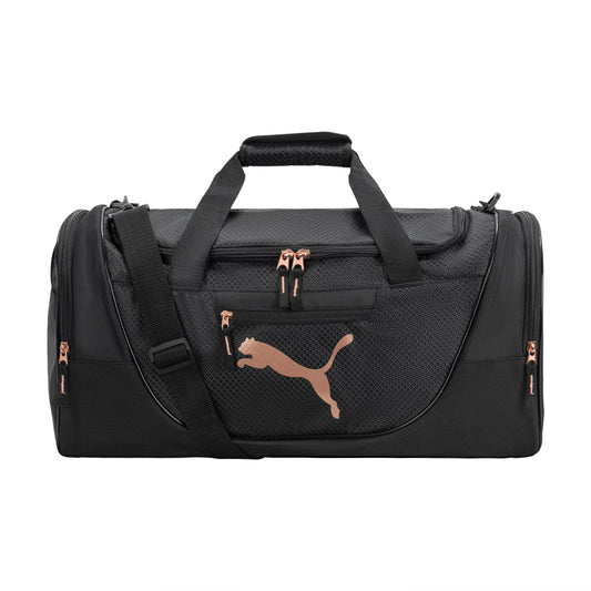 PUMA womens Evercat Candidate duffel bags, Black/Rose Gold, One Size US