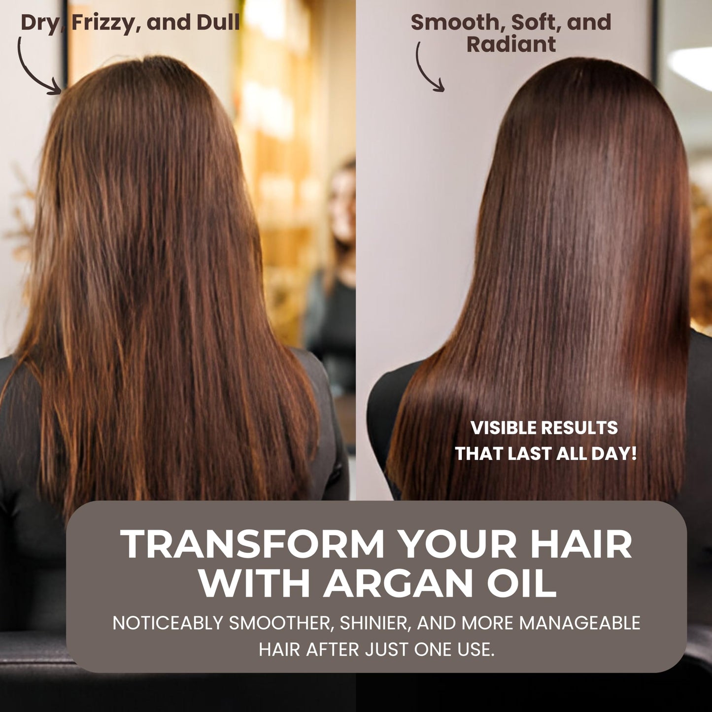LUXURY TREND Pure Morocco Argan Oil - Nourishing Hair Oil for Silky, Frizz-Free Locks - Vitamin E & Fatty Acids Rich, Sulfate-Free Treatment for All Hair Types, 1.69 Oz