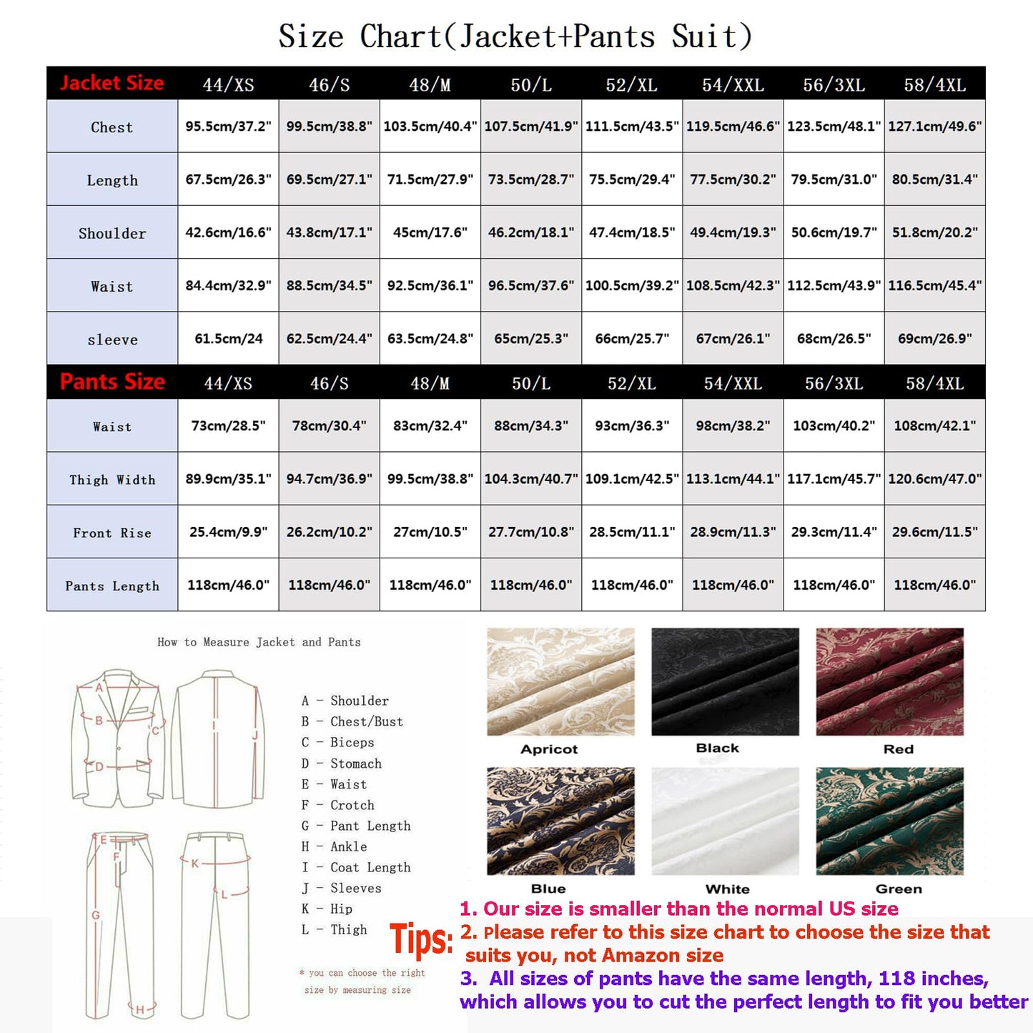 FIXRIMCH Formal Tuxedo Suit for Men Embroidered Paisley Blazer Jacket Vest Pants Set for Wedding Party,Dinner,Prom Apricot