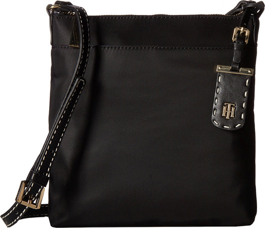 Tommy Hilfiger Women's Julia Crossbody Cross Body Handbag, Black, One Size US