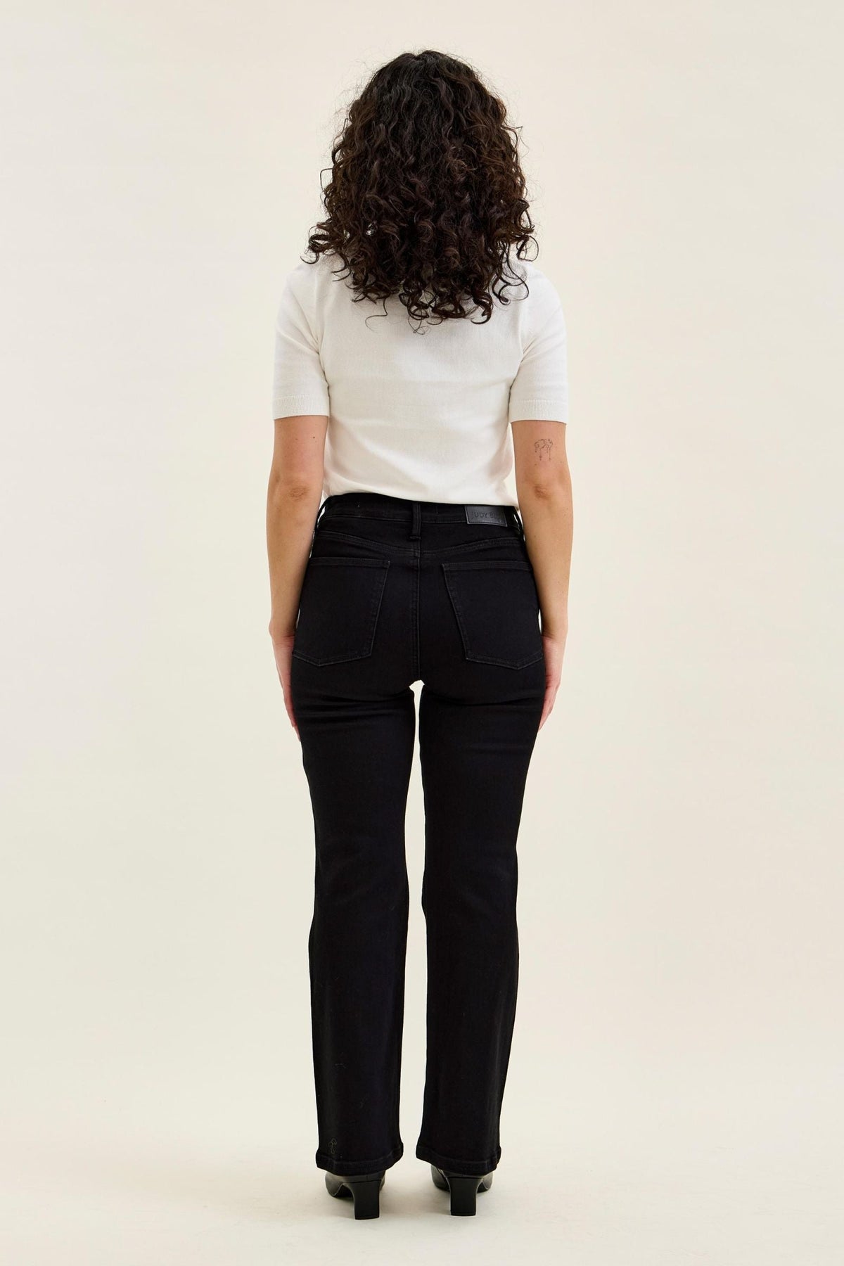 Judy Blue High Waist Tummy Control Classic Black Bootcut Jeans - Petite 29"