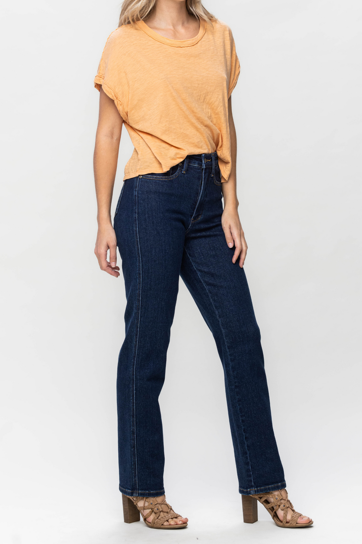 Judy Blue High Waist  Classic Straight Jeans