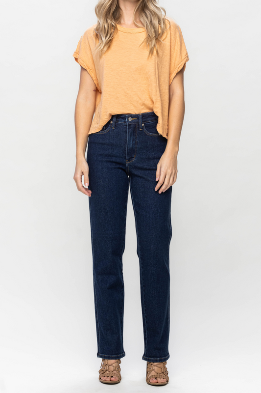 Judy Blue High Waist  Classic Straight Jeans