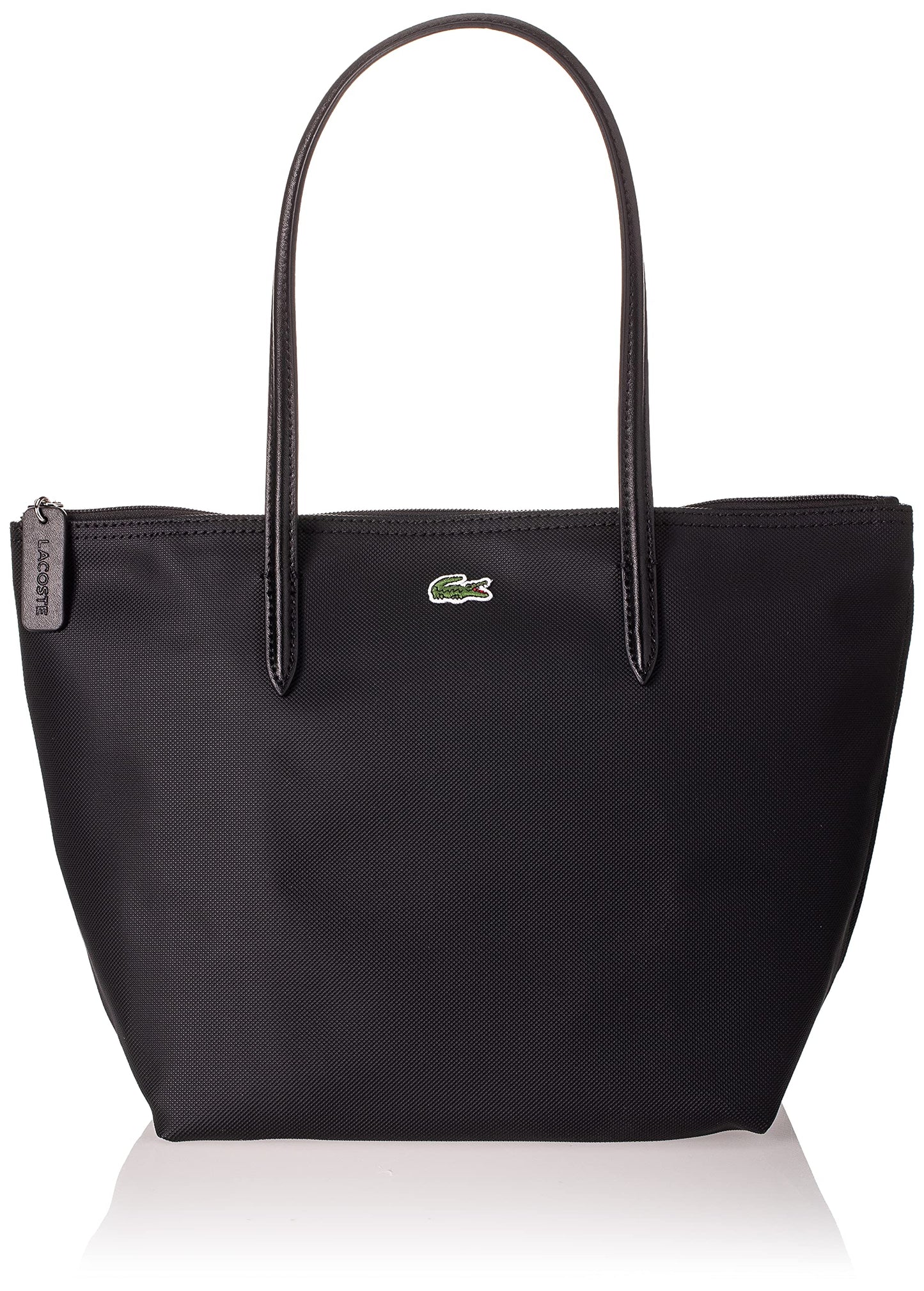 Lacoste womens L.12.12 Concept Small Shopping Bag, NF2037PO, black, One Size