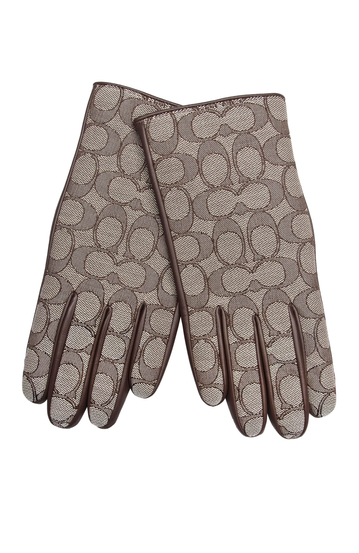 Coach SIGNATURE C LEATHER TECH GLOVE