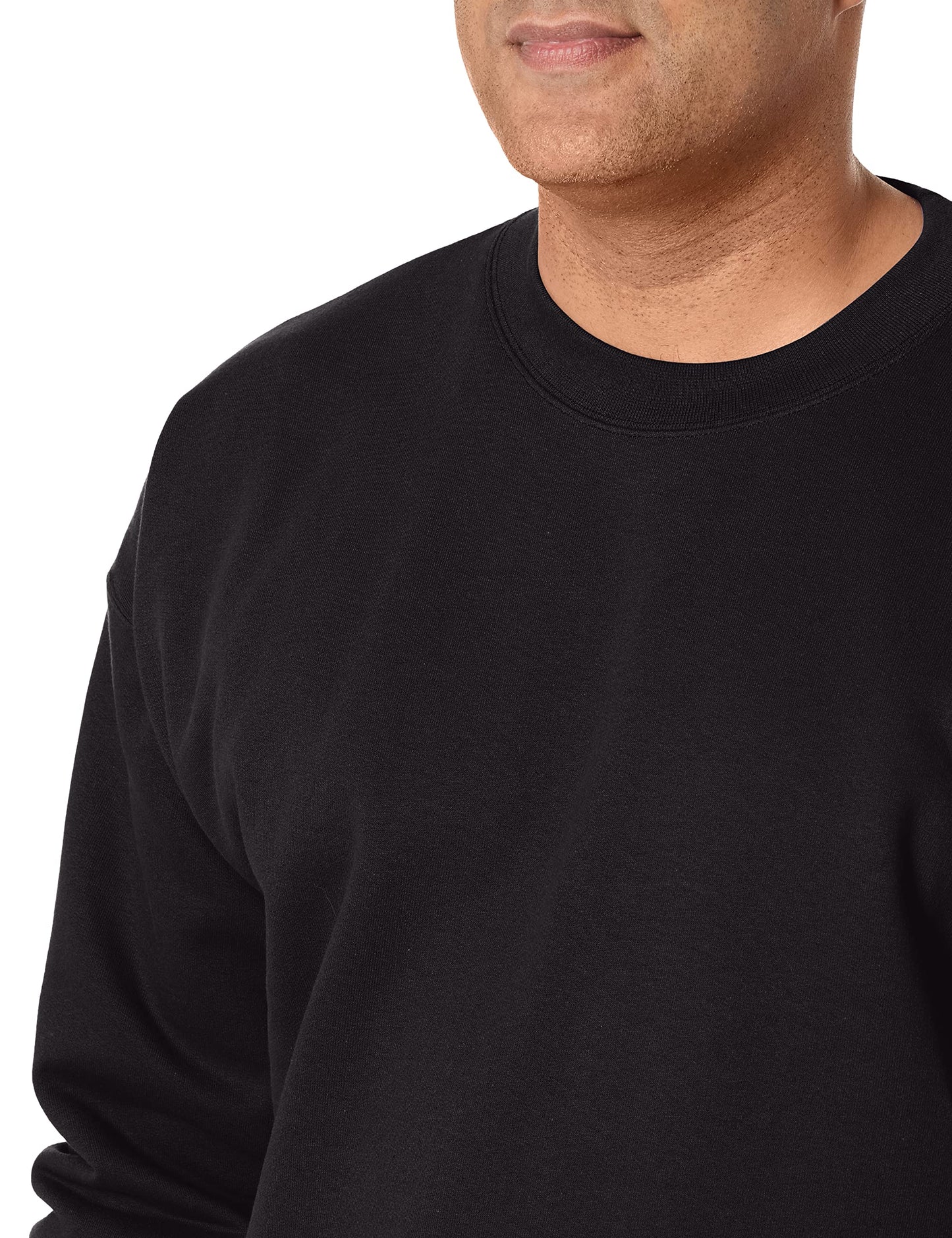 Hanes Men's Ultimate Cotton Heavyweight, Black, XX-Large