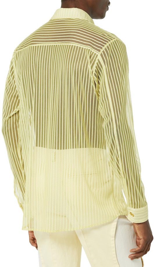 Men's Alaka Shirt, Yellow, XL