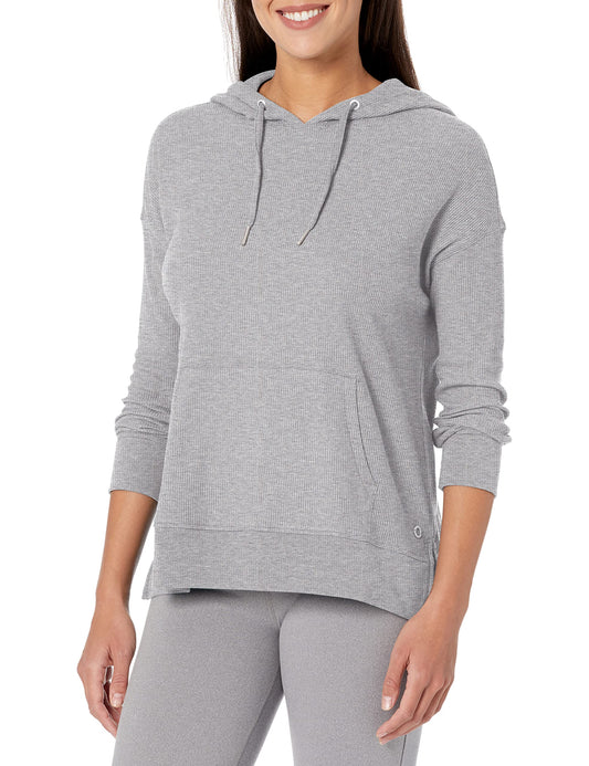 Calvin Klein Performance Women's Calvin Klein Basic Lounge Sweatshirt, Pearl Grey Heather