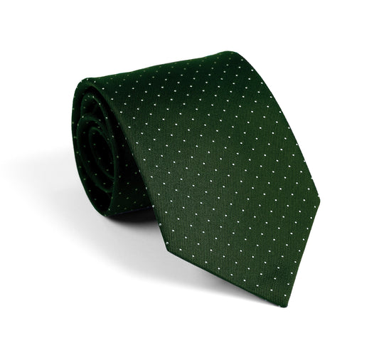 Remo Sartori Made in Italy Men's Gradients Dots Necktie, 3.34'' Width, 100% Silk (Green)