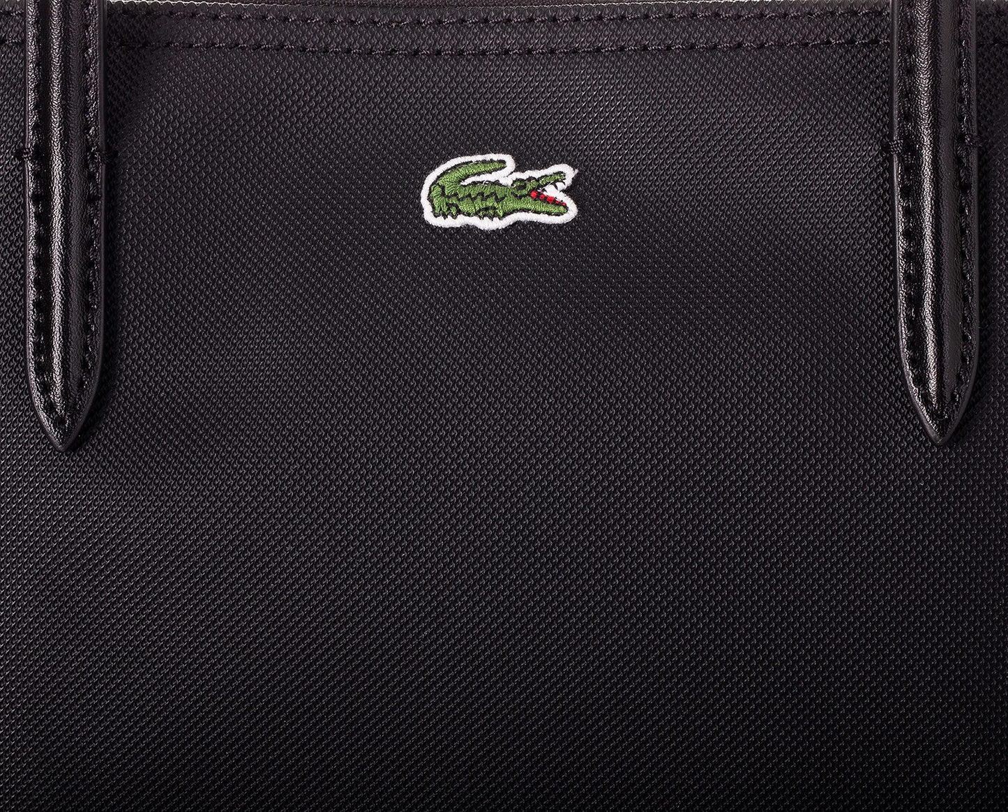 Lacoste womens L.12.12 Concept Small Shopping Bag, NF2037PO, black, One Size