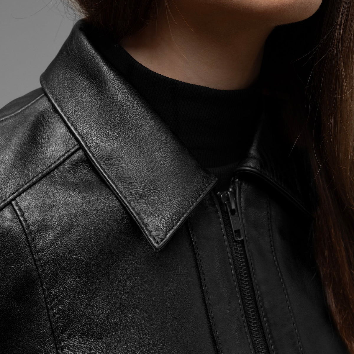 Fleur Women's Lambskin Leather Jacket
