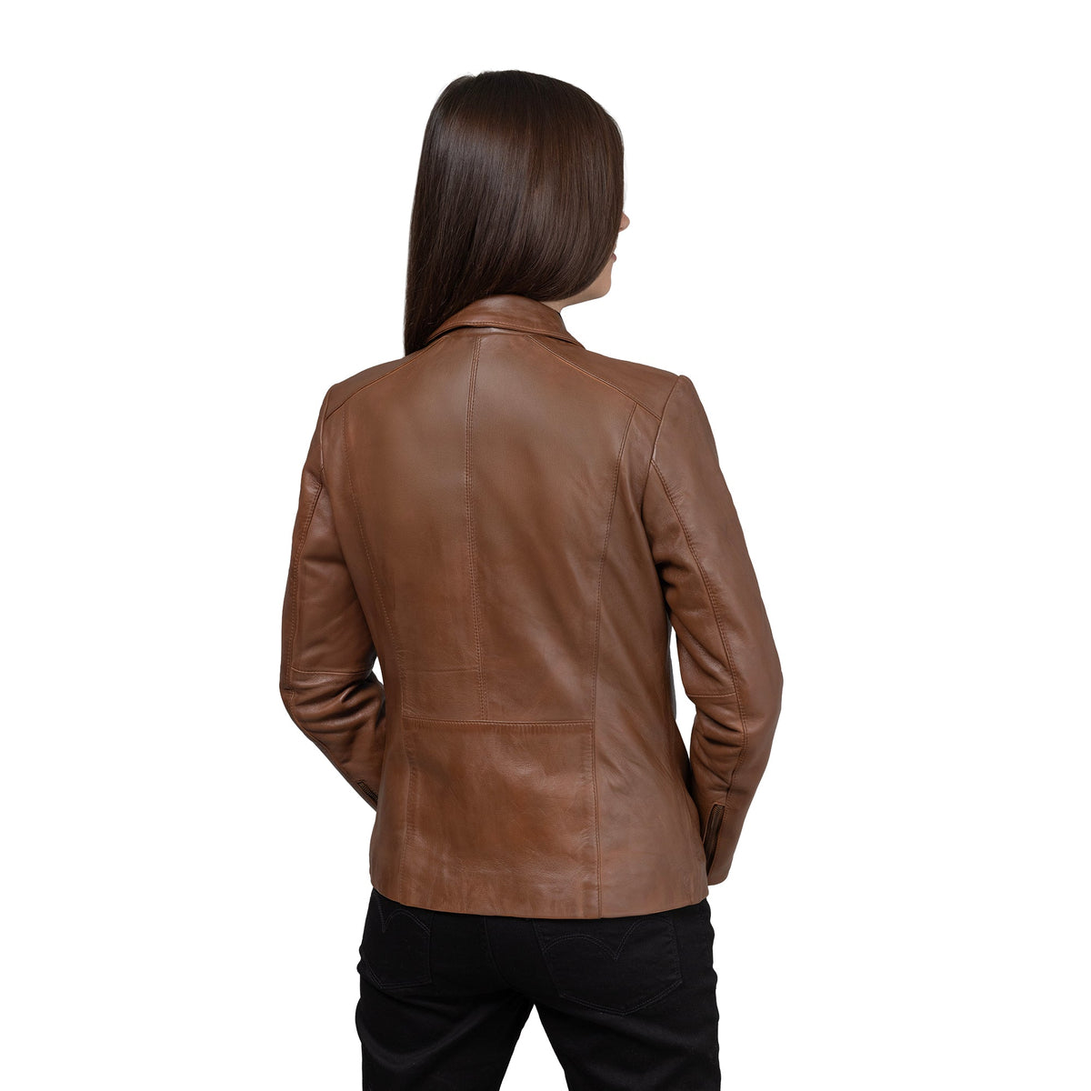 Fleur Women's Lambskin Leather Jacket