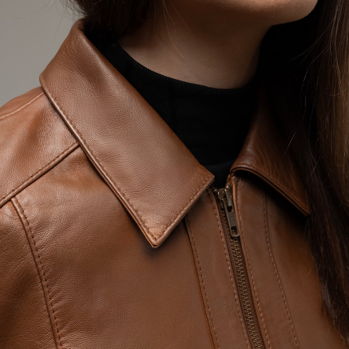 Fleur Women's Lambskin Leather Jacket