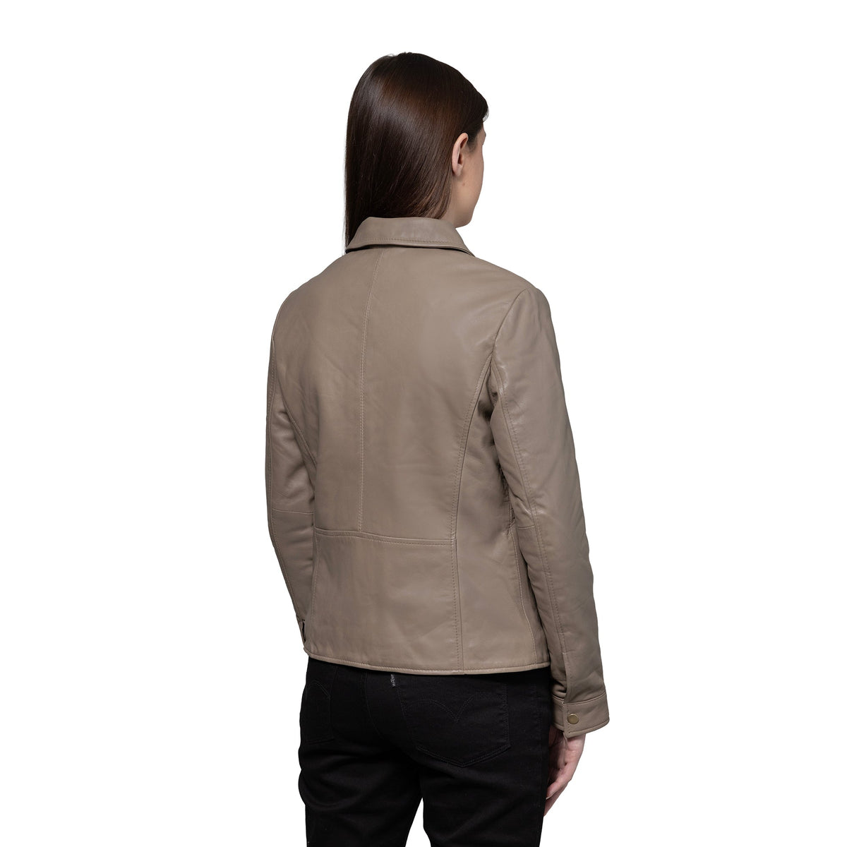 Darlene Women's Black Genuine Leather Jacket