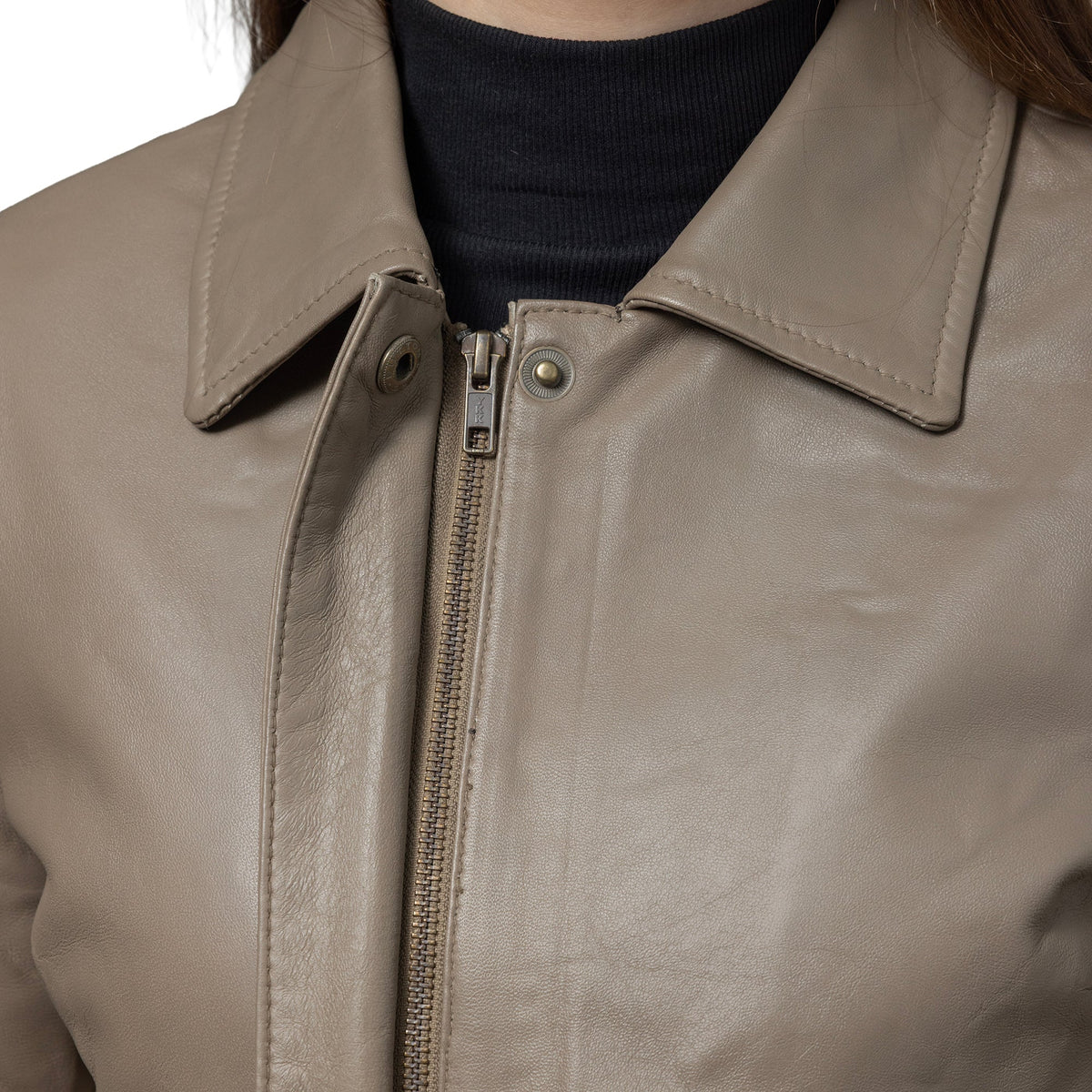 Darlene Women's Black Genuine Leather Jacket