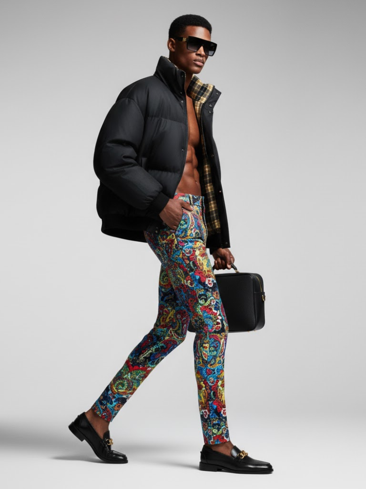 Men's Puffer Jacket HARLEM NYFW New Colecction BYMANYC ® New York