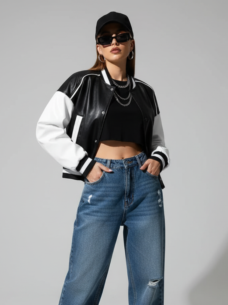 PU Leather Jacket, Lower East Side | Women - BYMANYC ® New York