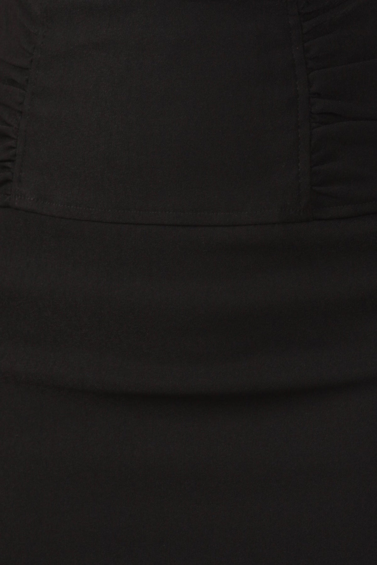 Sakkas Petite High Waist Stretch Pencil Skirt with Shirred Waist Detail