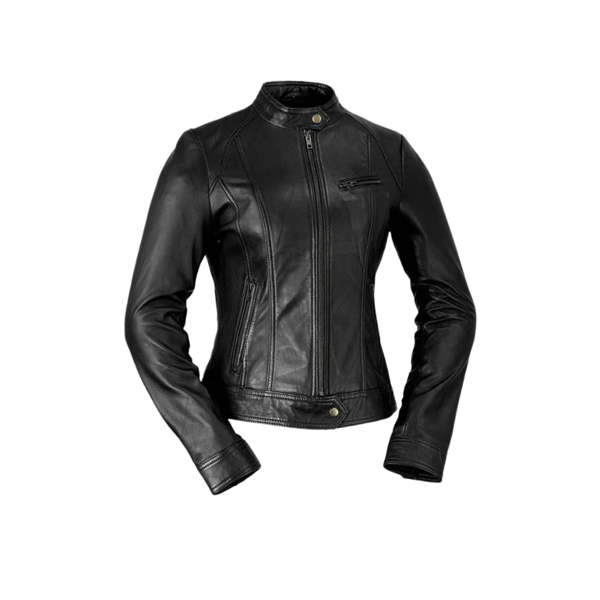 Sara Women's Classic Leather Jacket