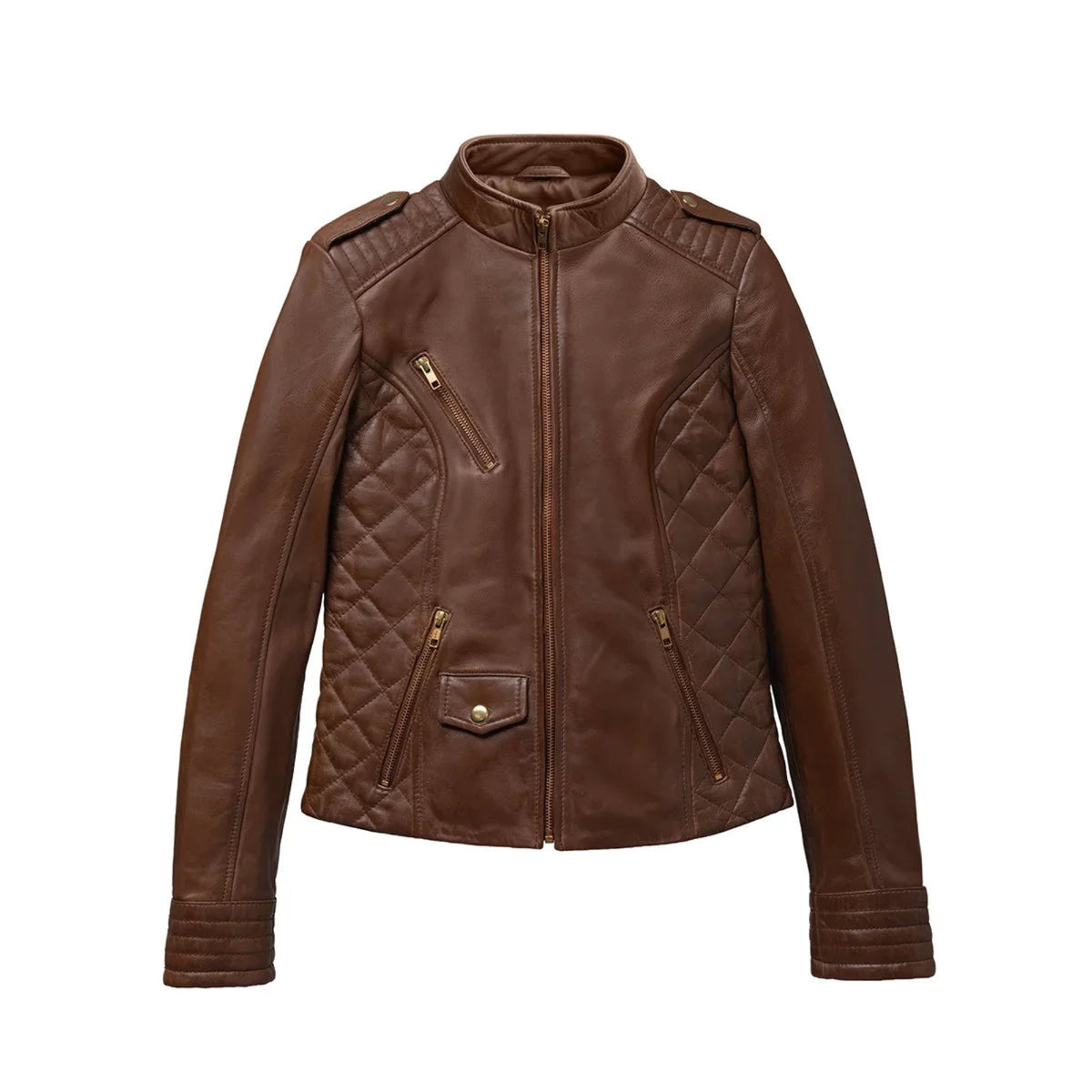 Alessandra Women's Lambskin Moto Jacket