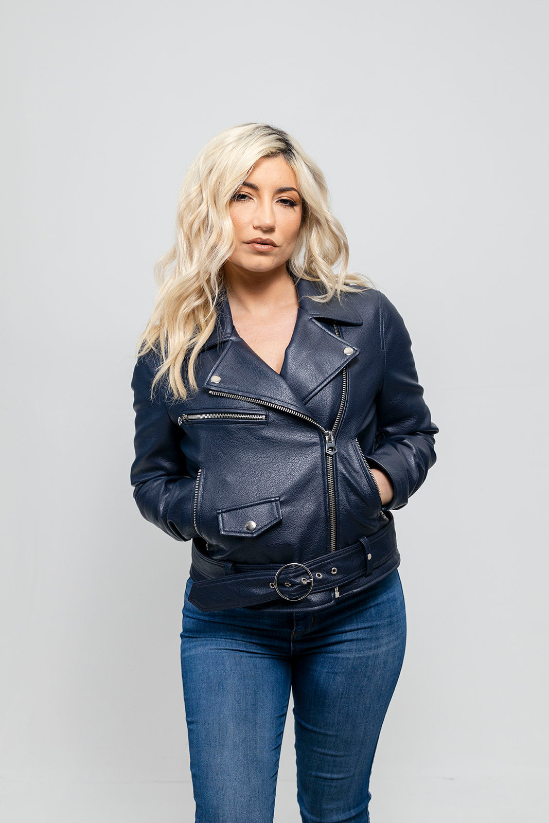 Remy Women's Faux Leather Moto Jacket