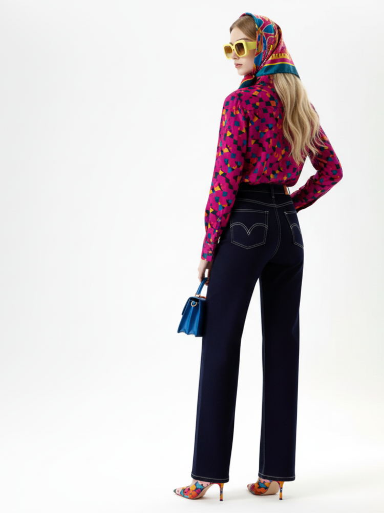 Wide-Leg Cropped Jeans, Fifth Avenue | Women - BYMANYC ® New York