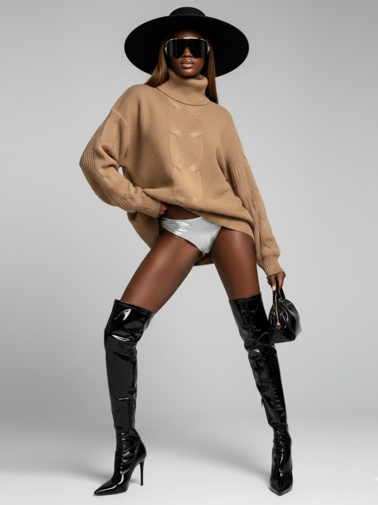 Women's Knit Sweater CENTRAL PARK NYFW New Colecction BYMANYC ® New York