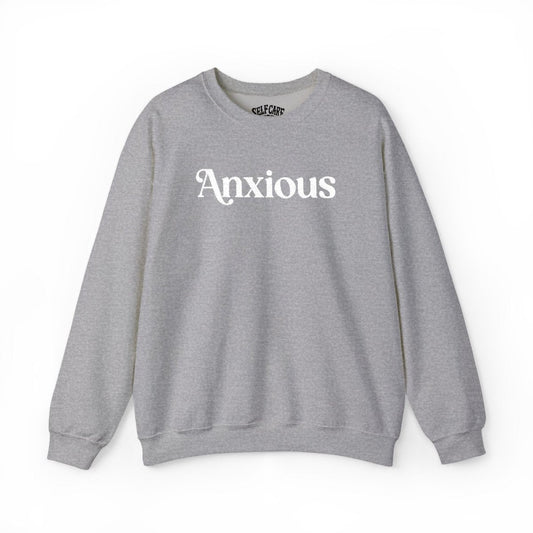Anxious Embroidered Sweatshirt