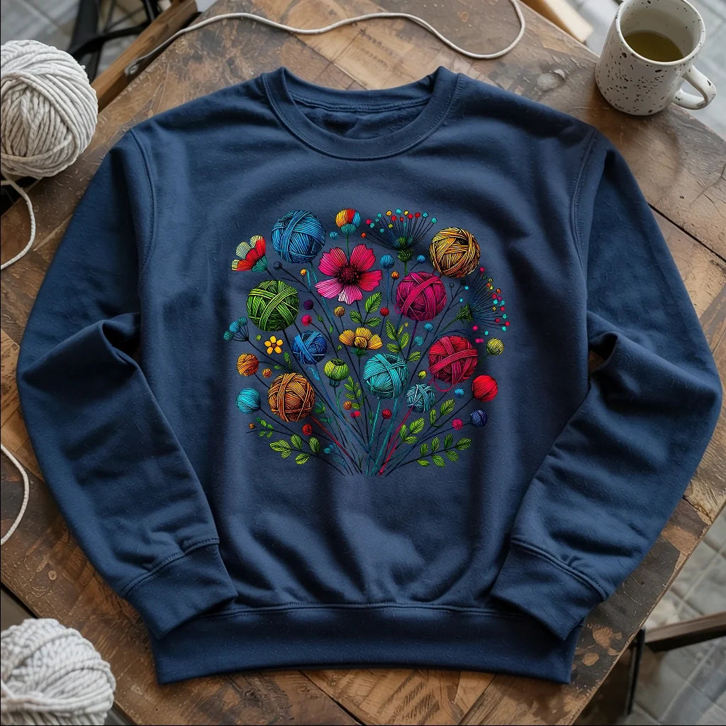 Blooming Yarn Sweatshirt