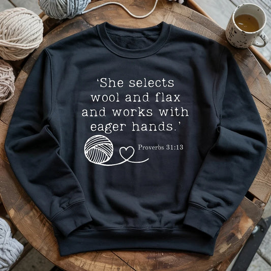 Crochet In Bible Sweatshirt