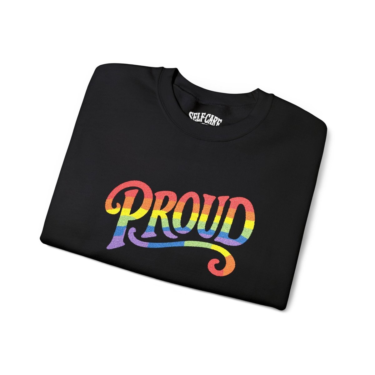 Embroidered Proud Rainbow Sweatshirt