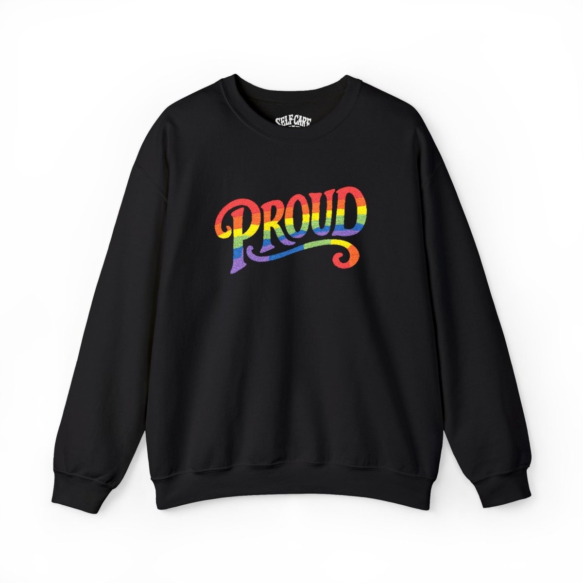 Embroidered Proud Rainbow Sweatshirt