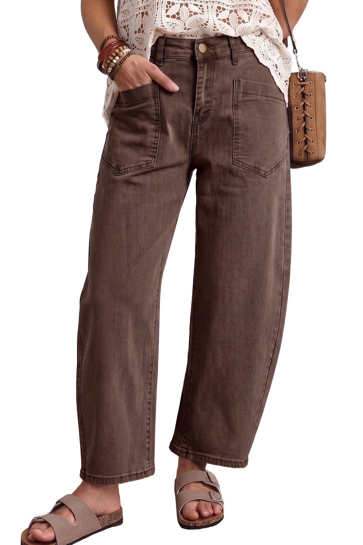 Briar Barrel Jeans | Patch Pocket Denim