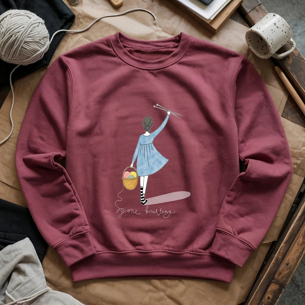 Gone Knitting Sweatshirt