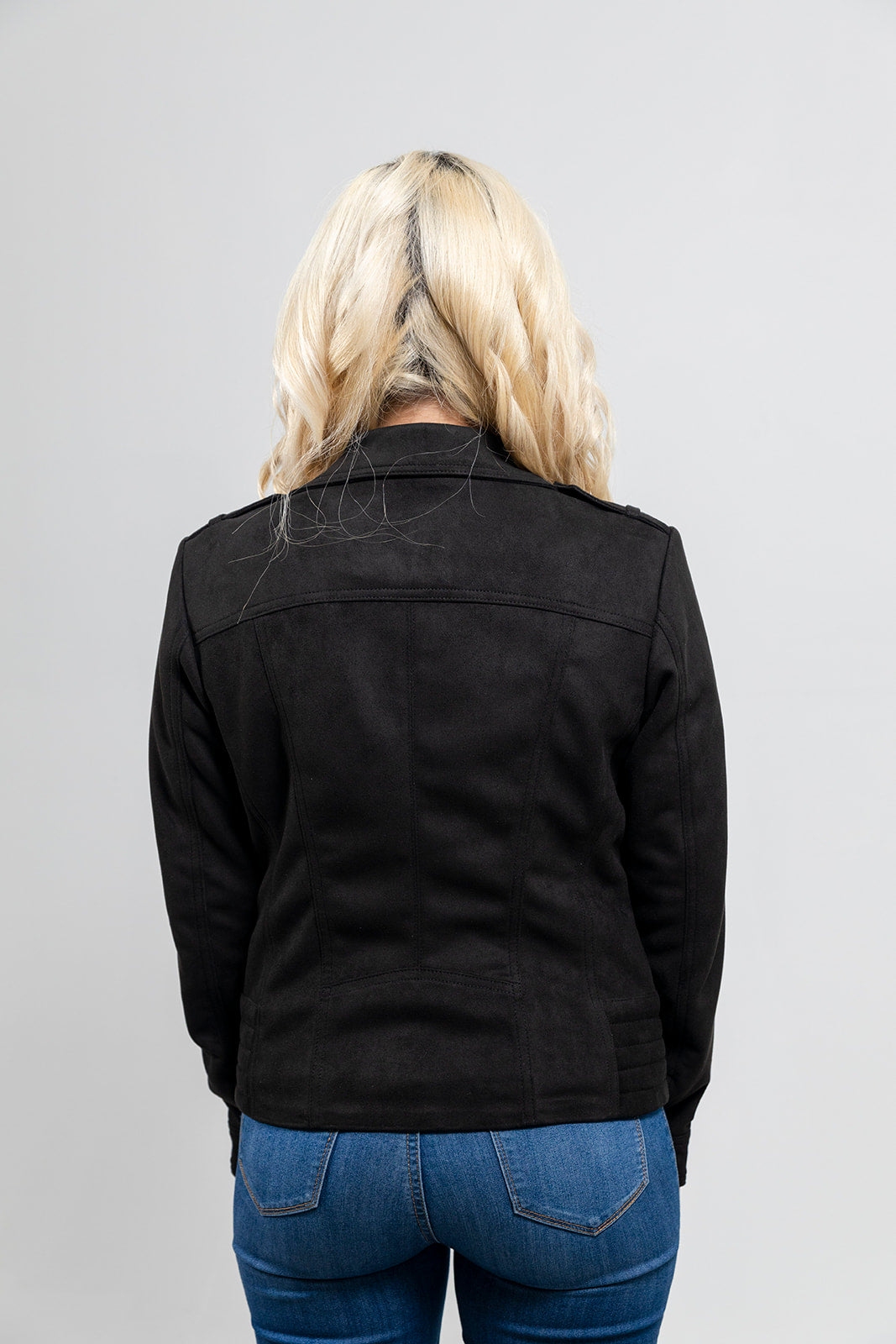 Molly Women's Faux Suede Moto Jacket