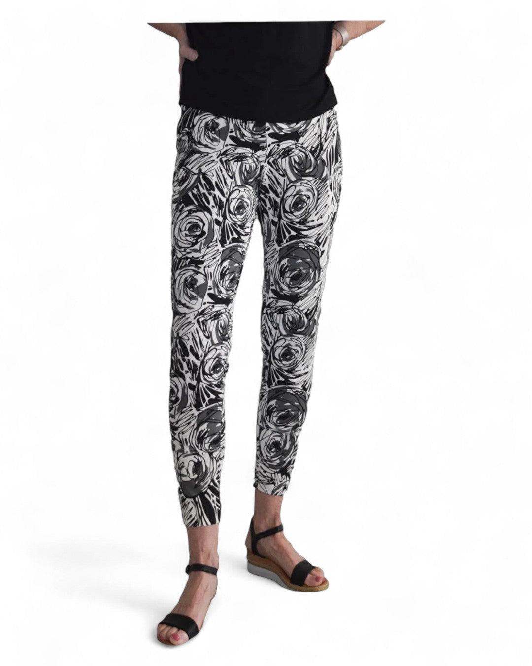 Krazy Larry P907 Feather Weight Pant - Black Rose