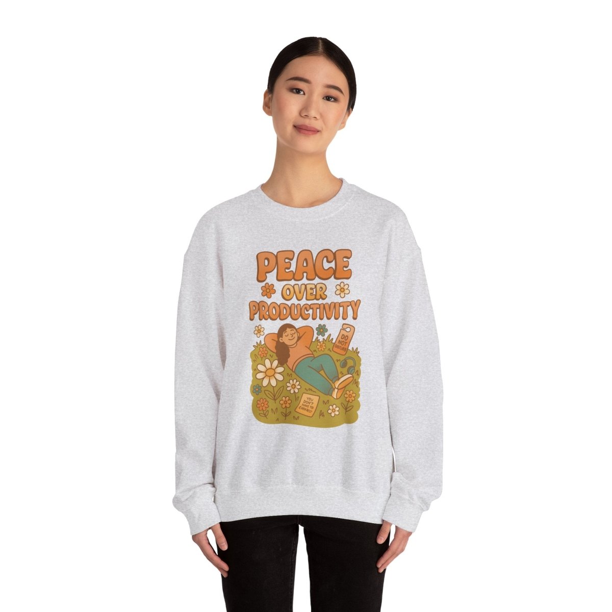 Peace Over Productivity Sweatshirt