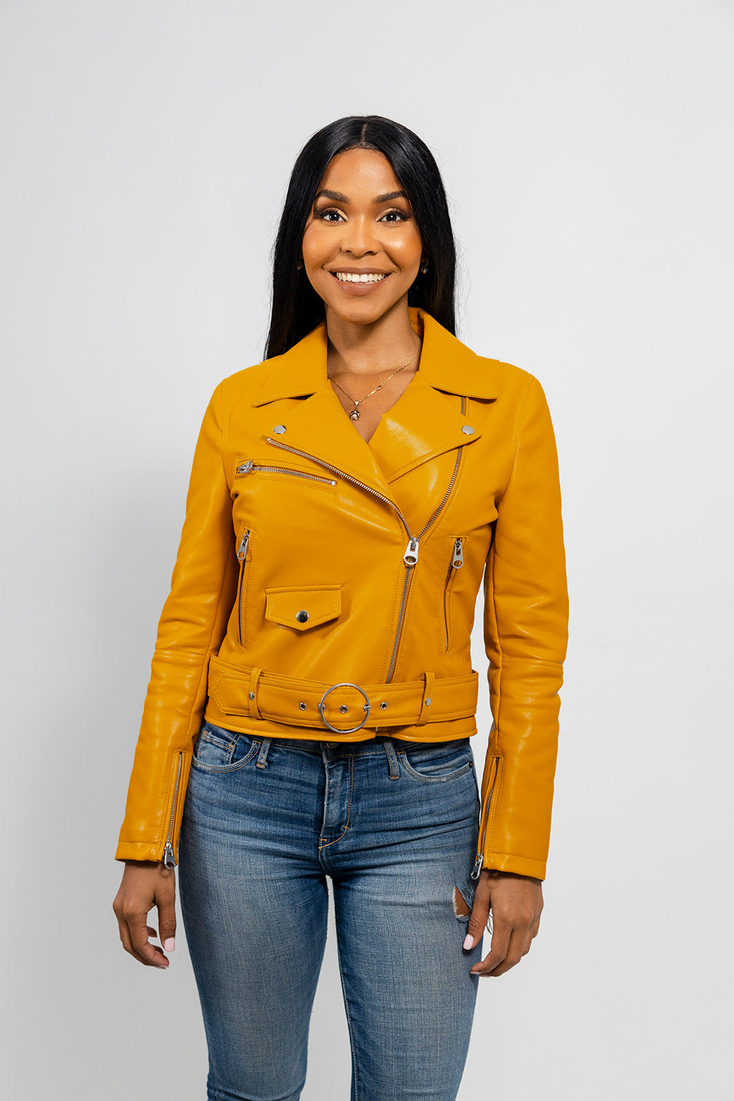 Remy Women's Faux Leather Moto Jacket